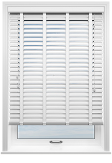 Ecowood Deluxe, Brilliant White Gloss - Venetian Blind